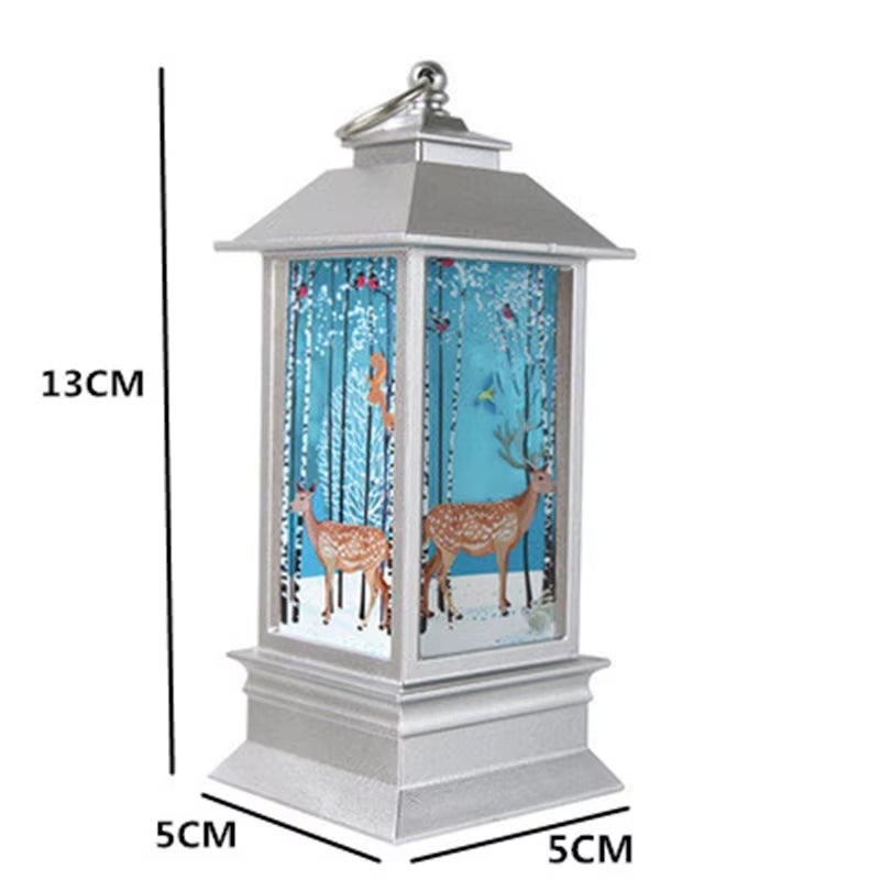 Taoup Noel LED Christmas Lights Merry Christmas Decoration for Home Christmas Ornaments Candle Xmas Lights Navidad Santa Claus