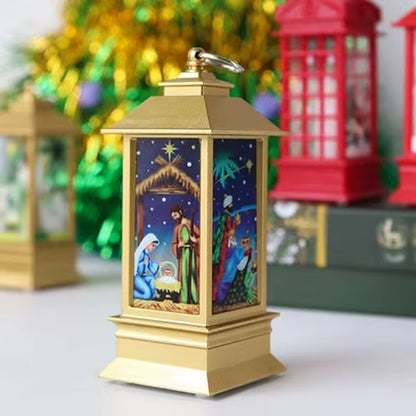 Taoup Noel LED Christmas Lights Merry Christmas Decoration for Home Christmas Ornaments Candle Xmas Lights Navidad Santa Claus
