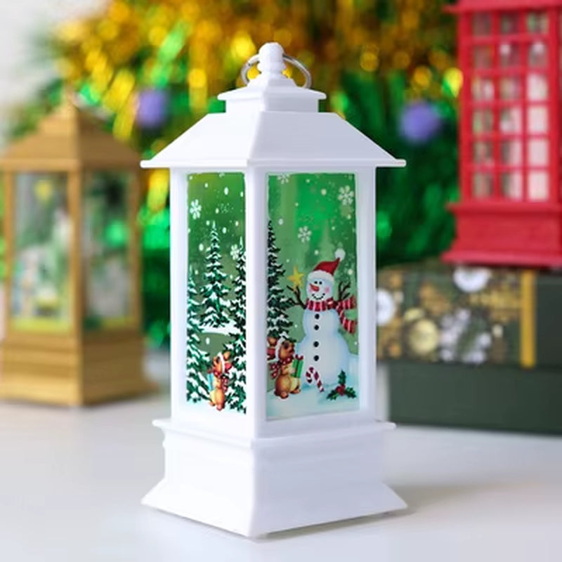 Taoup Noel LED Christmas Lights Merry Christmas Decoration for Home Christmas Ornaments Candle Xmas Lights Navidad Santa Claus