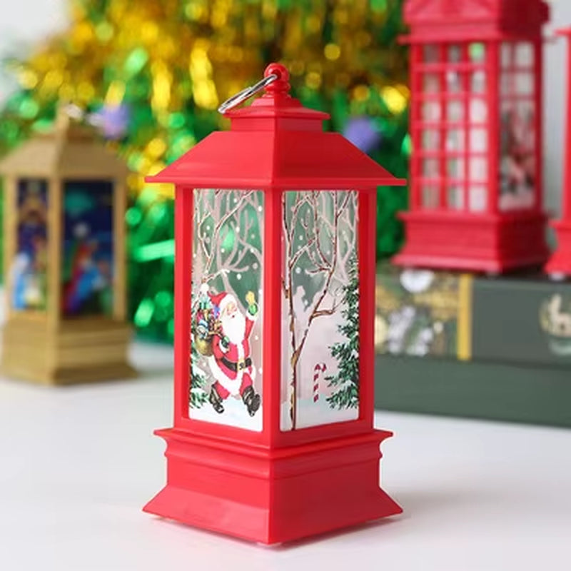 Taoup Noel LED Christmas Lights Merry Christmas Decoration for Home Christmas Ornaments Candle Xmas Lights Navidad Santa Claus